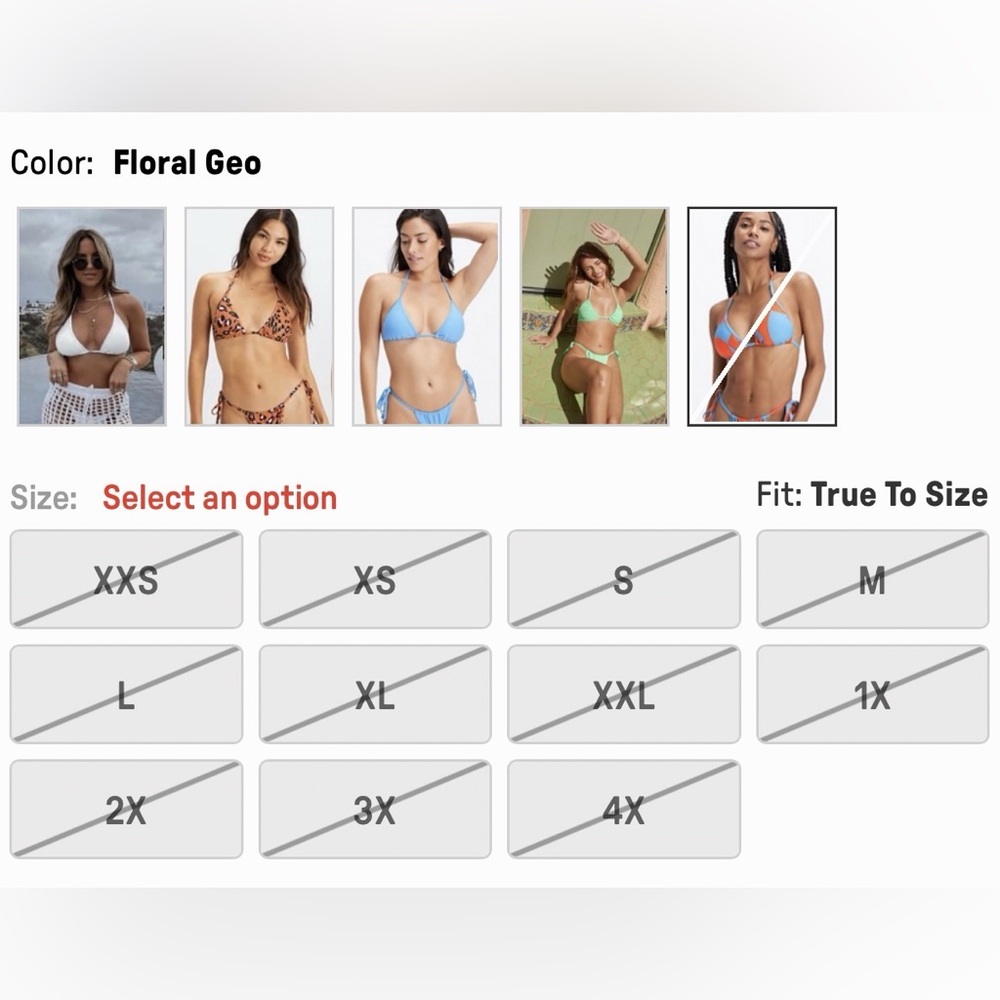 FABLETICS Triangle String Bikini Top - Picture 10 of 11